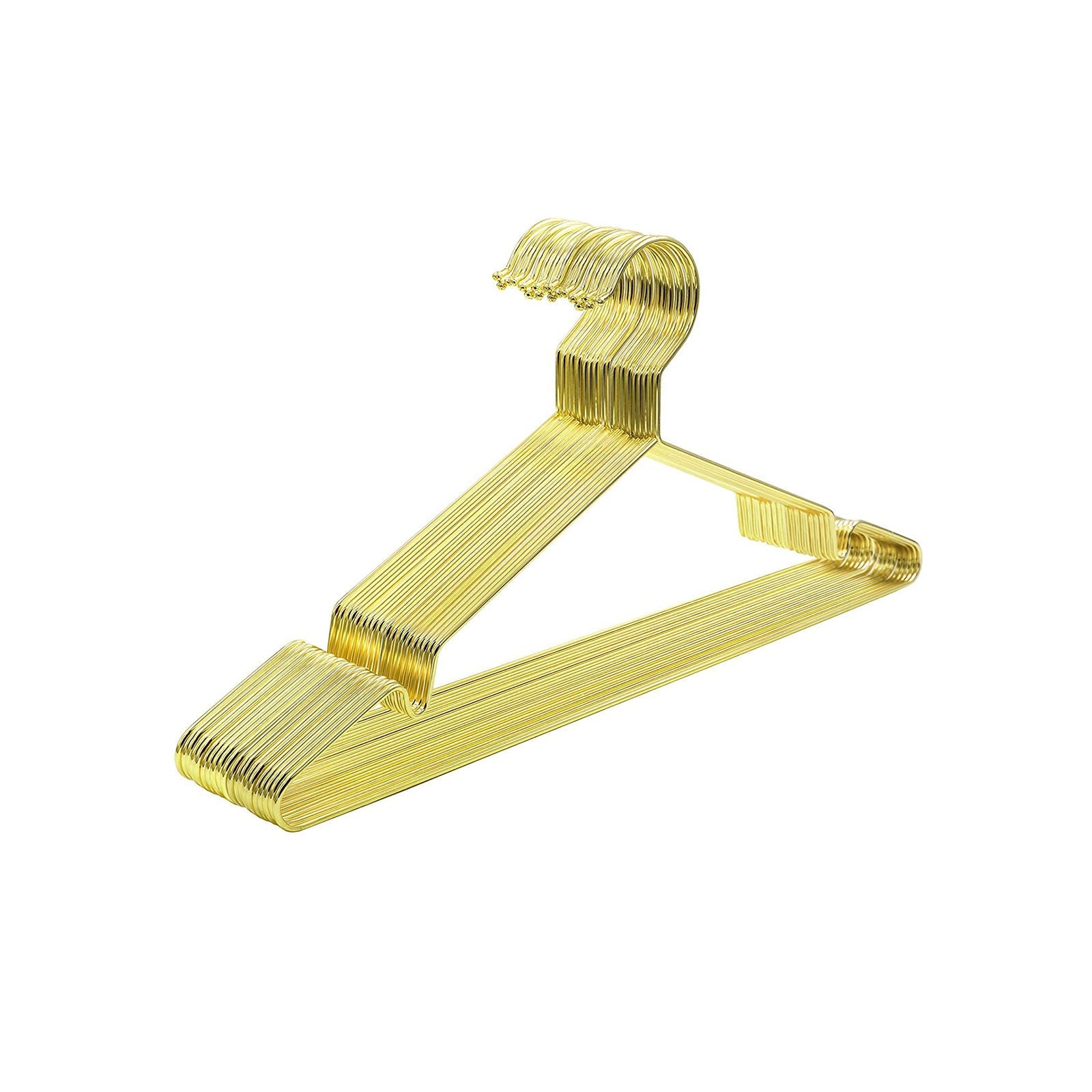Kledinghangers – Roestvrij en stijlvol – Goud – 20 stuks