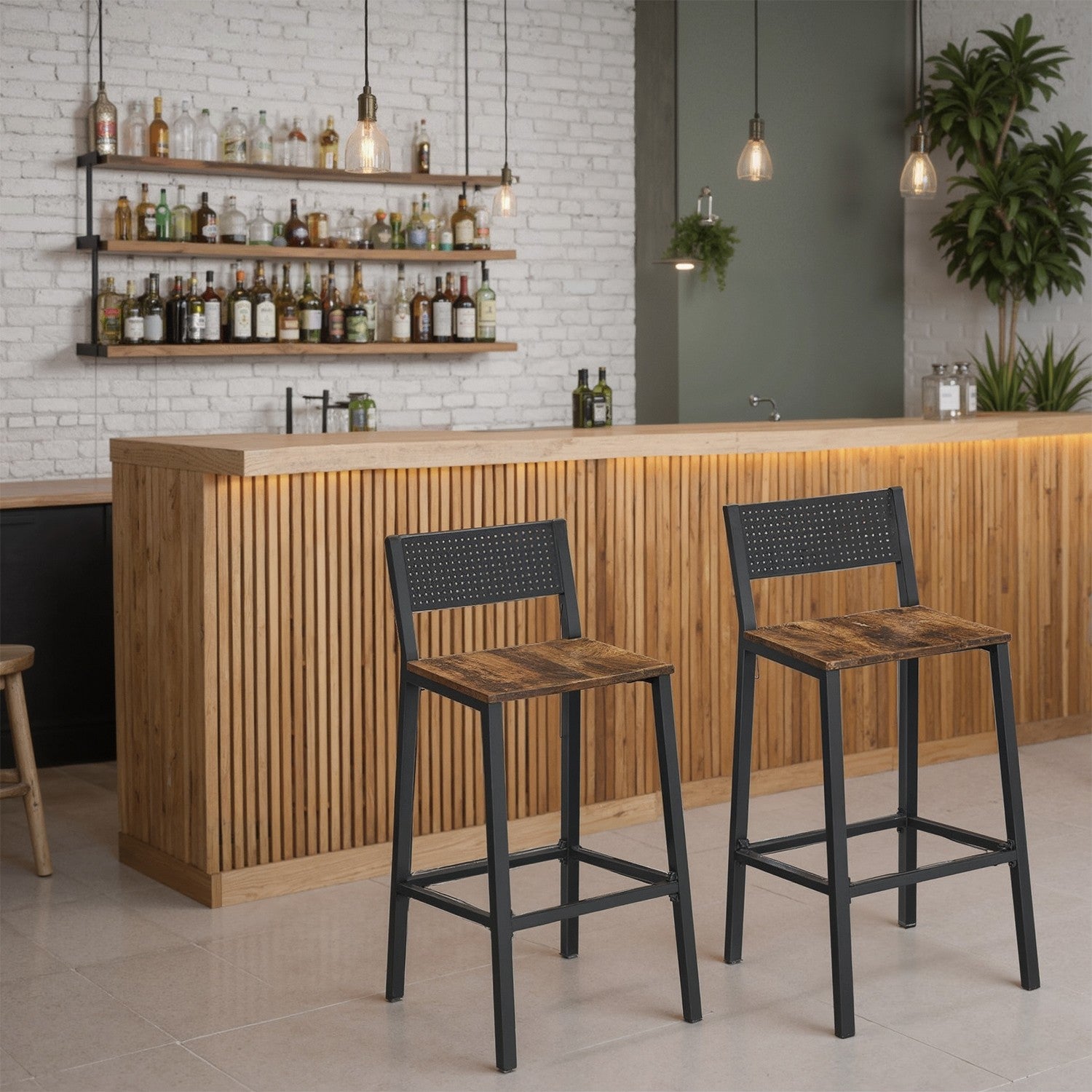 Barkrukken set van 2, barstoelen, keukenstoelen
