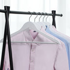 Houten kledinghangers – Set van 10 – Wit