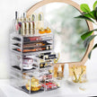 Cosmetica organizer – 15 vakken en 11 lades – Transparant