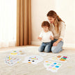i – Busy Board Baby Owls Aktivitetsvägg med paneler Montessori Träleksaker Lärande – 11 1 – Vit