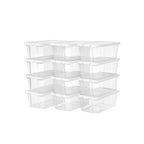 Schoenendozen - Opbergboxen - Set van 12 - Transparant - Tot maat 41