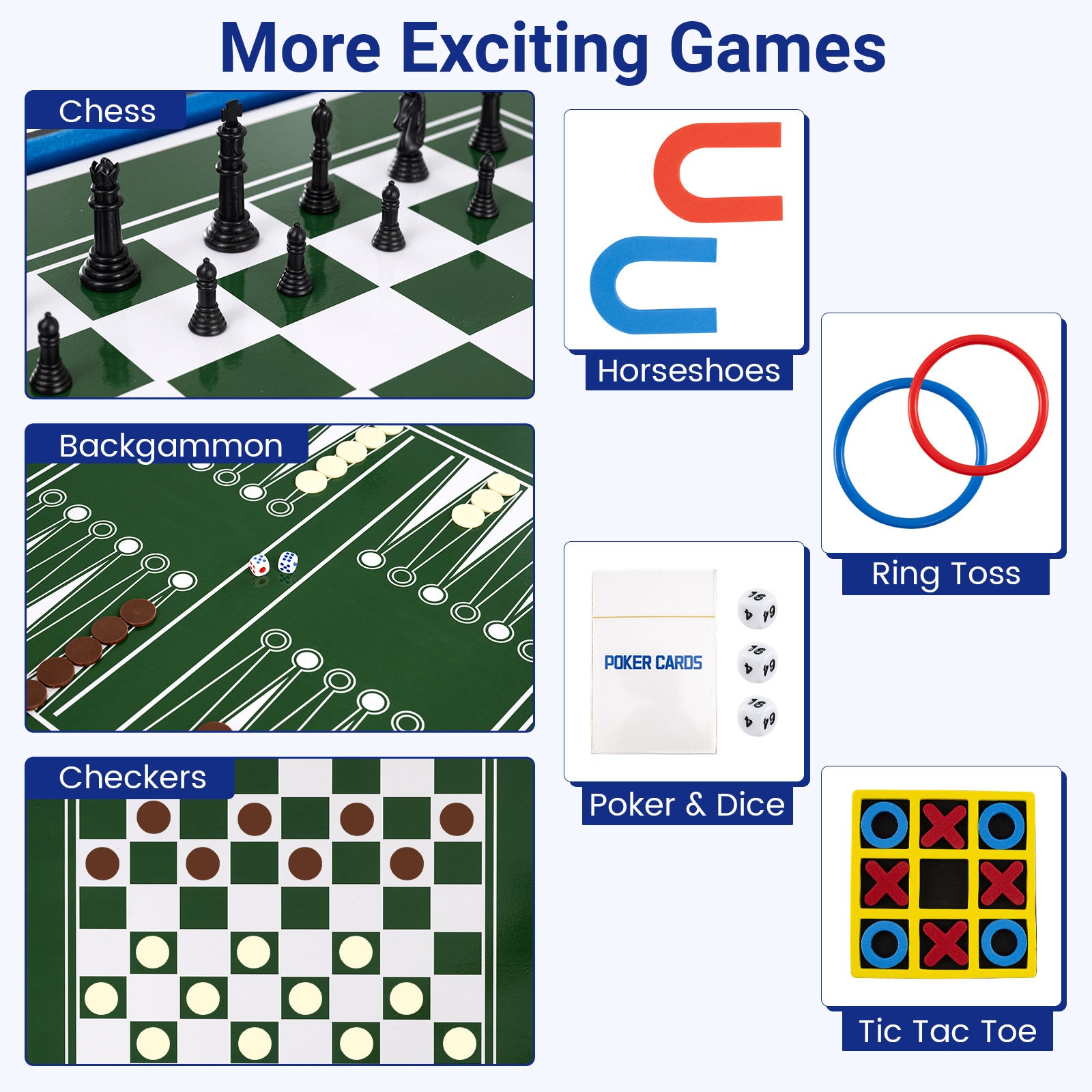 i – spelbord set multifunktionellt med fotbollsbord hockey biljard bordtennis m.m. Naturfärg – 14 1