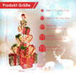 Upplyst – presentförpackning Set staplade förinställda julklappsförpackningar – 15 170 cm – Färgglad