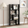 Bokhylla – med hyllplan Stativhylla fack Kubhylla – 4 8 60 x 20 x 120 cm – Svart
