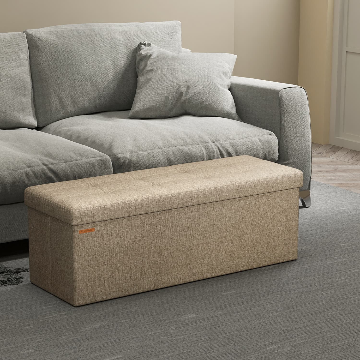 Bank met Opbergruimte – 38 x 110 x 38 cm – Zitkist – Groot Formaat