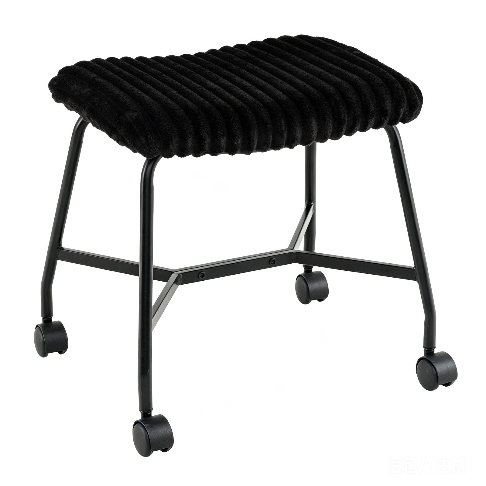 delad – rullpall, stoppad med välvd sits och fyra lättgående hjul – 2