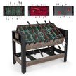i – roterande spelbord tum med bordsfotboll biljard och bordtennis – 3 1 49 124 x 60,5 x 84 cm – Brun