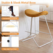 pack – barstolar utan armstöd med tygklädsel och fotstöd, mått – 2 51 x 50,5 x 93 cm