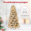 Konstgjord – julgran Snötäckt Förmonterad hopfällbar – 210 cm – Grön
