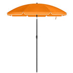Parasol – Kantelbaar met zwengel – Ø 200 cm – Taupe