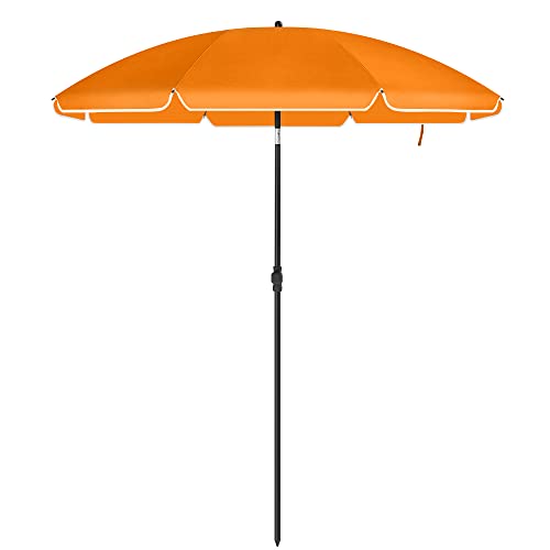 Parasol – Kantelbaar met zwengel – Ø 200 cm – Taupe