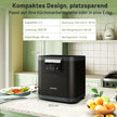 Elektrisk – komposter med lock aktivkolfilter och LED display – 4 L 2 – Svart