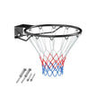 Inomhusbasketkorg – med ring och nät Mini för – Ø 45 cm – Svart