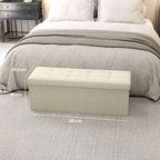 Bank met Opbergruimte – 38 x 110 x 38 cm – Zitkist – Groot Formaat