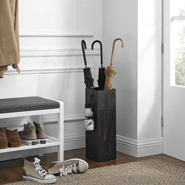 Paraplubak – stijlvol ontwerp – zwart metaal