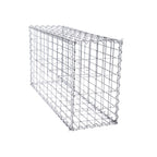 Schanskorf - Roestvrije steenkorf - Gabion - 100 x 50 x 30 cm - Zilver