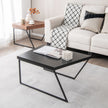 Soffbord – Modernt Sidobord + – 2 120 x 60 x 46 cm – Svart