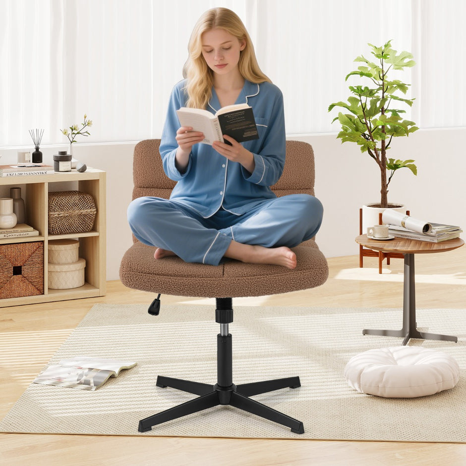 Schneidersitz – Stol, utan armstöd, med bred sits – Brun