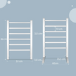 Handdukstork – Multifunktionell elektrisk med bars – 6 – Silver