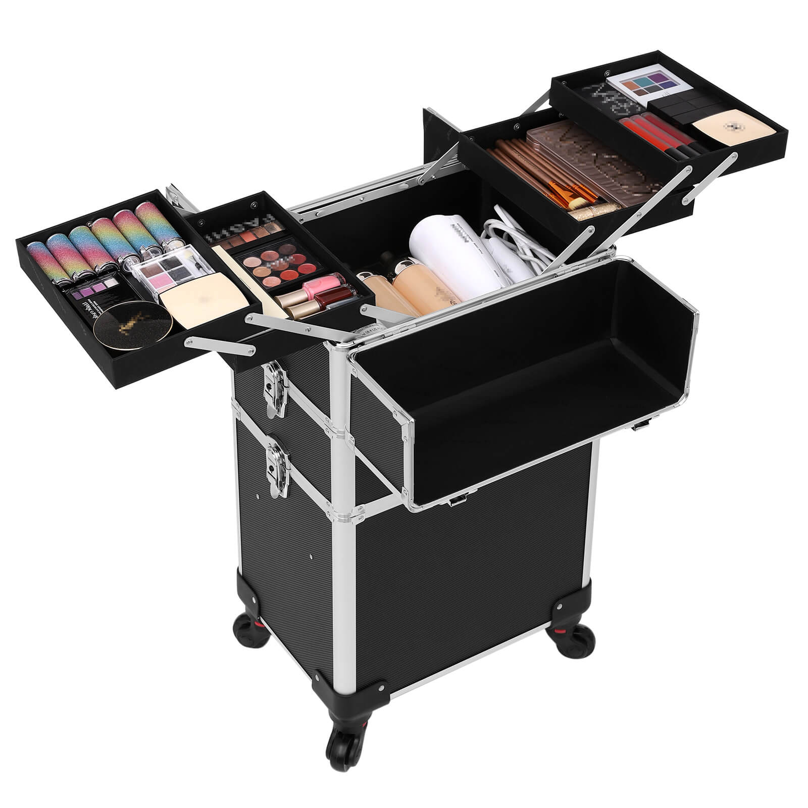 Make-up trolley – 3-in-1 – zwart