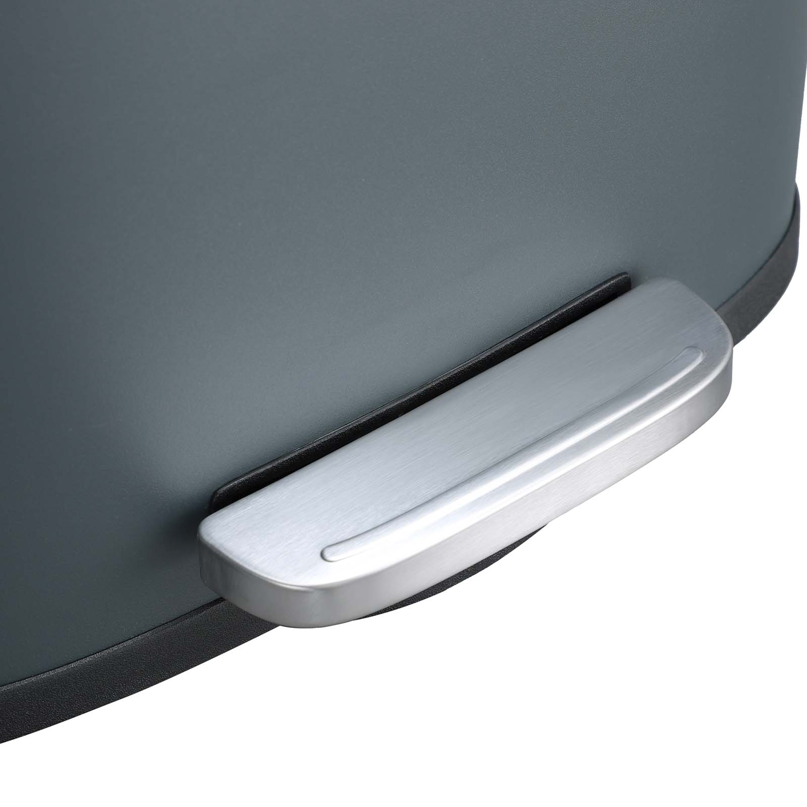Afvalemmer - Pedaalemmer - Softclose - 30 L - Rookgrijs
