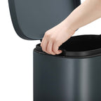 Afvalemmer - Pedaalemmer - Softclose - 30 L - Rookgrijs