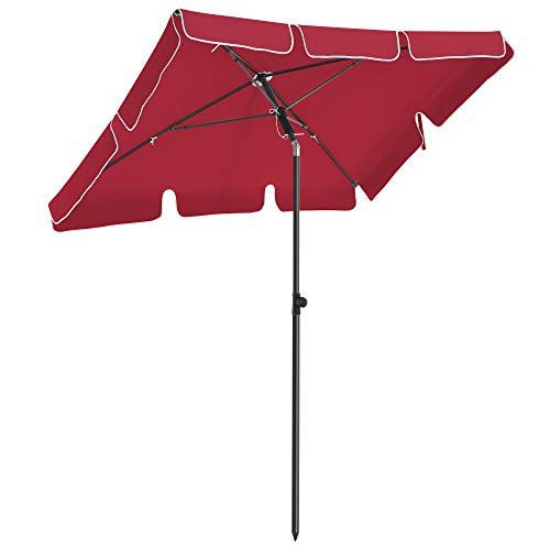 Parasol 200 X 125 Cm Opvouwbaar En In Hoogte Verstelbaar