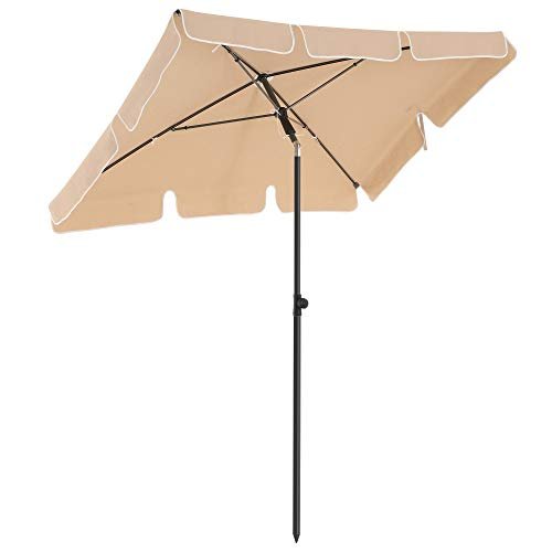 Parasol 200 X 125 Cm Opvouwbaar En In Hoogte Verstelbaar