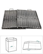 Wasmand – 90 liter – Uitneembare binnenzak – Grijs