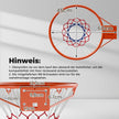Standard – basketkorg med nät Mini för väggmontering – Ø 45 cm – Orange
