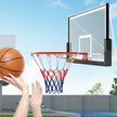 Standard – basketkorg med nät Mini för väggmontering – Ø 45 cm – Orange