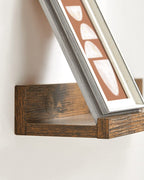 Wandplank Set van 3 – Zwevend en decoratief – Vintage bruin