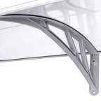 Baldakijn – 155 × 96 cm – transparant grijs