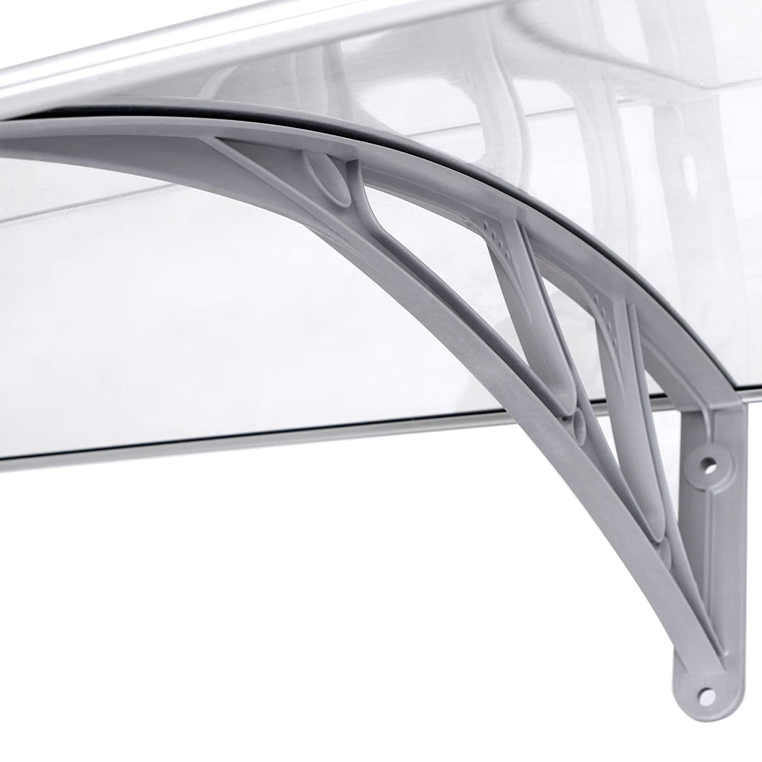 Baldakijn – 155 × 96 cm – transparant grijs