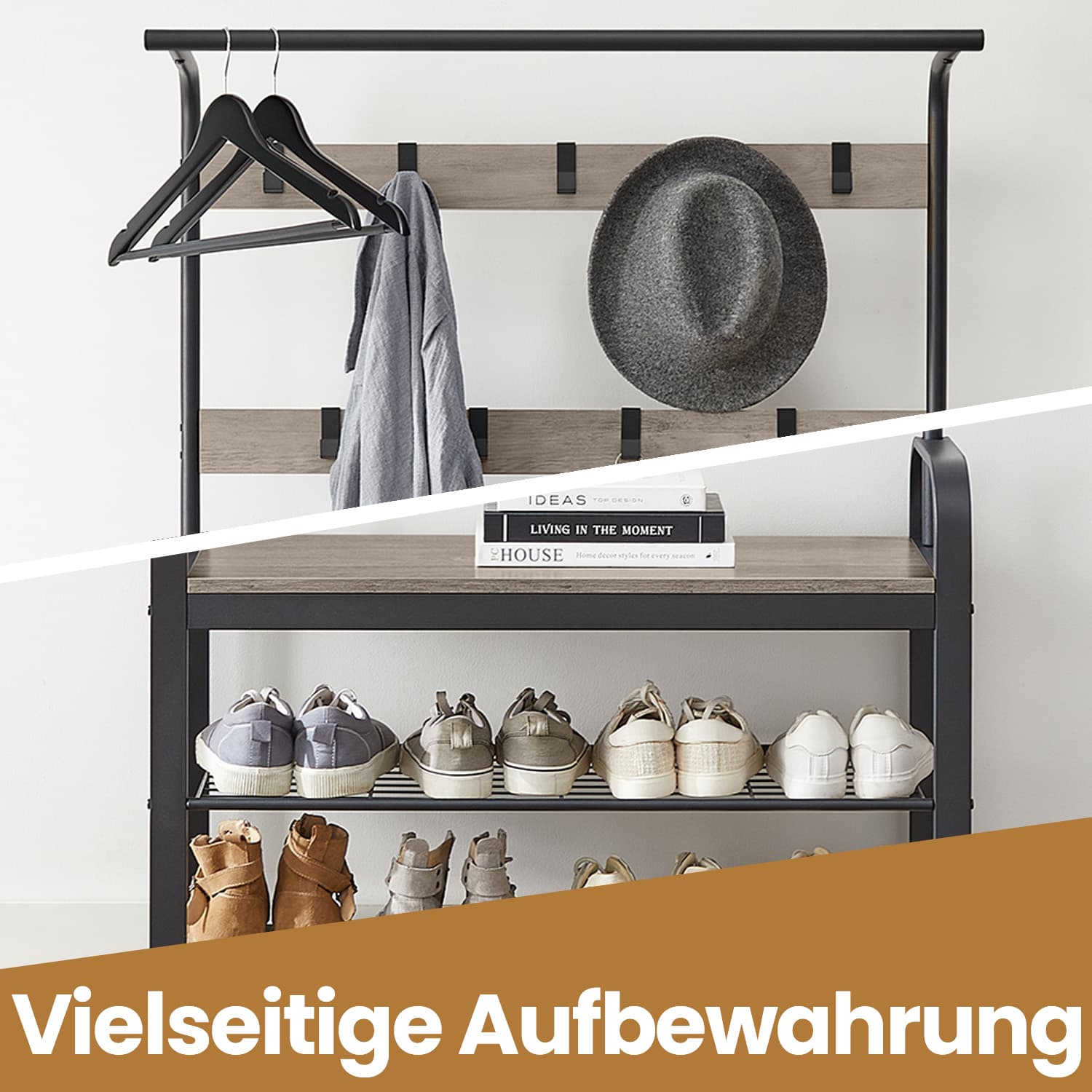 Kledingrek, kledingkast, entreemeubilair