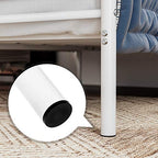 Eenpersoonsbedframe – Stalen constructie – Wit