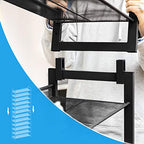 Schoenenrek – Stapelbaar – Metalen frame – Zwart