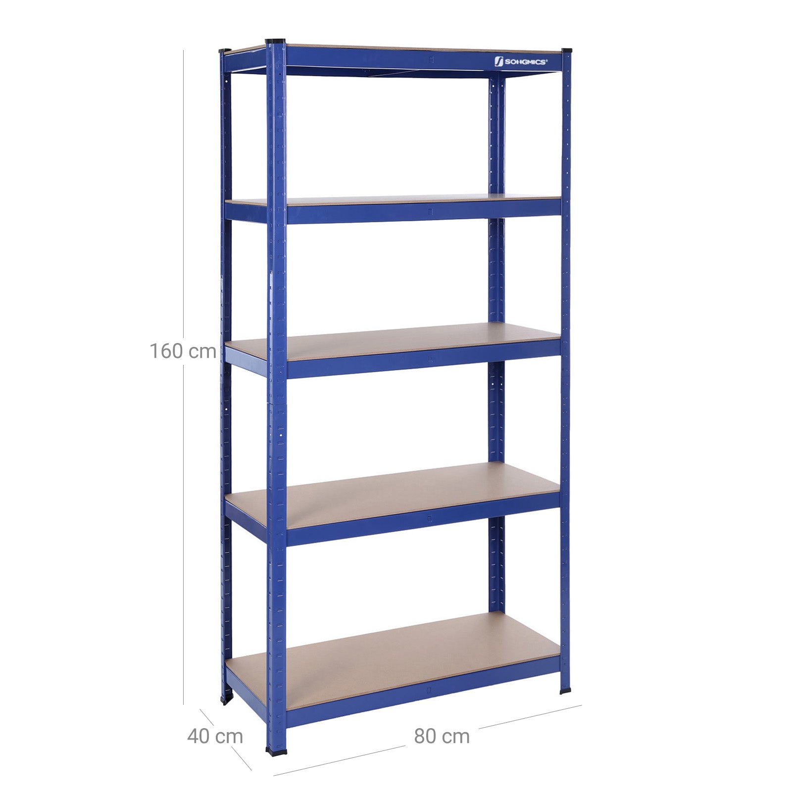 Opbergkast – Stevig stalen frame – Blauw