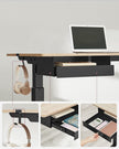 Elektrisch Bureau (Zit-Sta) – 60 x 140 cm – In hoogte verstelbaar met geheugenfunctie – Wit – 2× USB-C – 2× stopcontacten