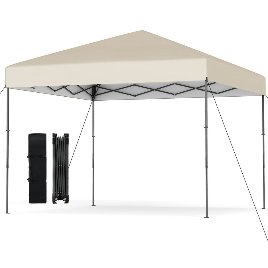 Pop – up Paviljong med bärväska och UV50+ Höj sänkbar – 3 x 3 m – Vit