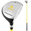 Golf – #3 Fairwayträ för barn med klubbaöverdrag tum grader fiberglass skaft – 34 15 – Gul