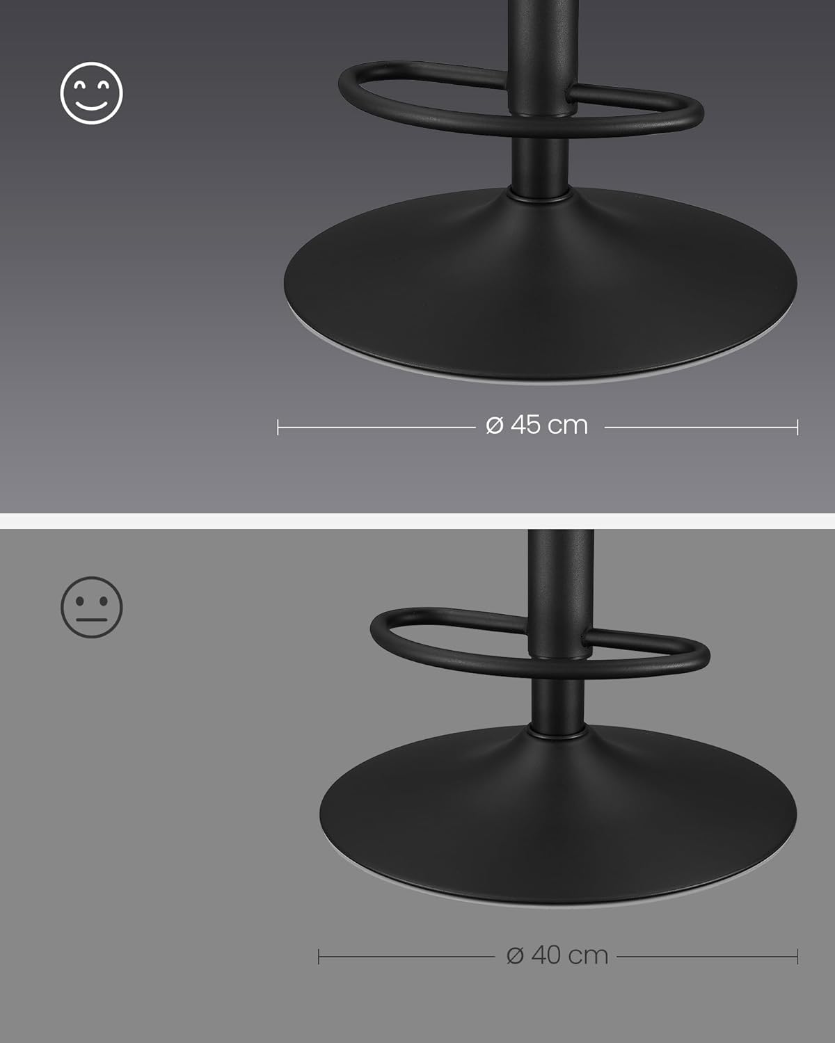 Barkrukken Set van 2 – Verstelbaar & Draaibaar – Met Rugleuning en Gewatteerd Zitvlak