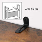 Boekenrek – Stevig stalen frame – Vintage bruinzwart