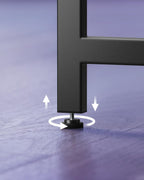 L-Vormig Bureau – Eenvoudig Op Te Zetten – Ebony Black-Ink Black