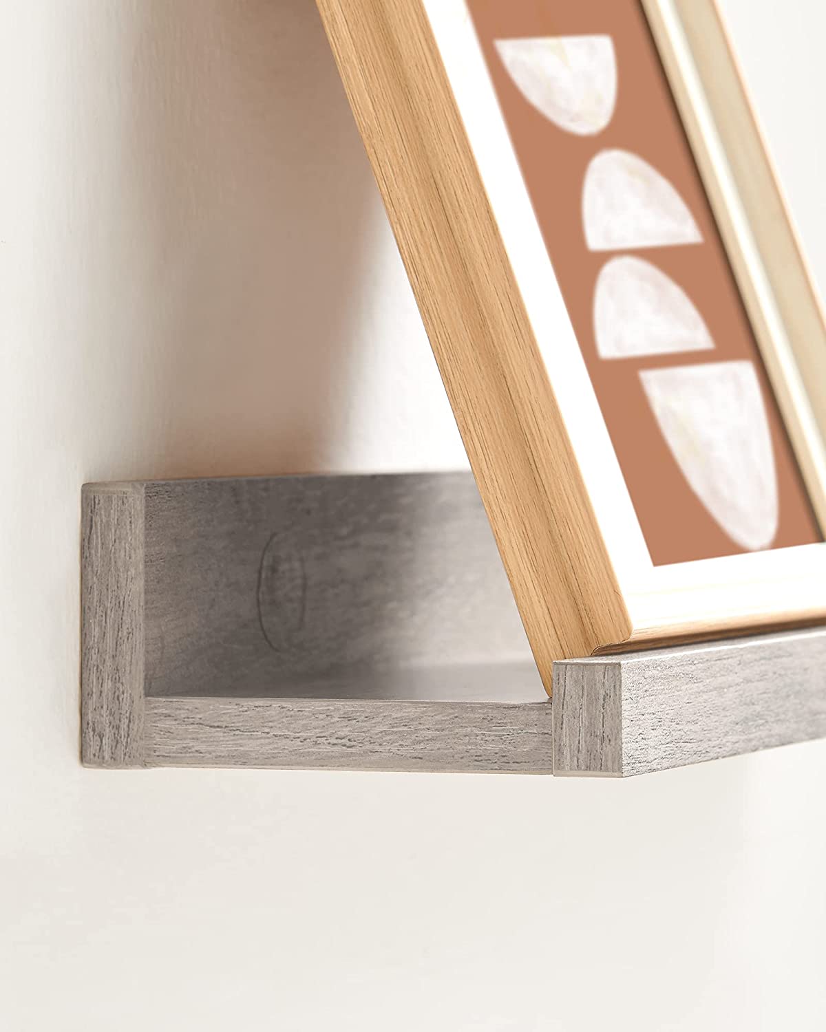 Wandplank Set van 3 – Zwevend en decoratief – Grijs