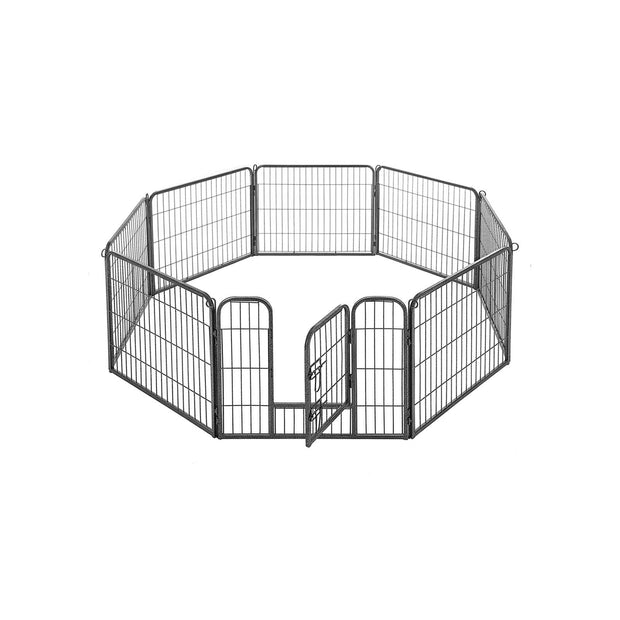 Puppybox – Opvouwbaar en veilig – Grijs