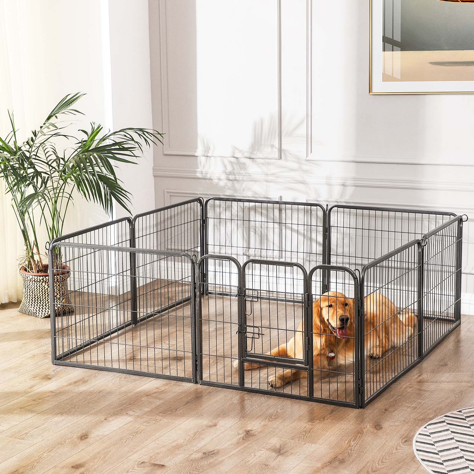 Puppybox - 8-hoekige hondenbox - Opvouwbaar