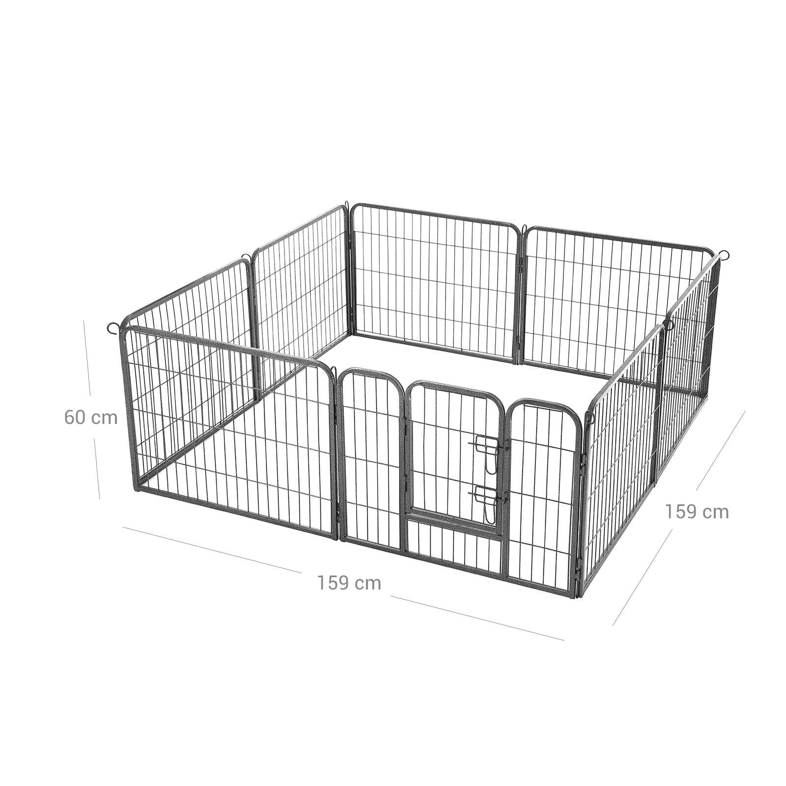 Puppybox - 8-hoekige hondenbox - Opvouwbaar