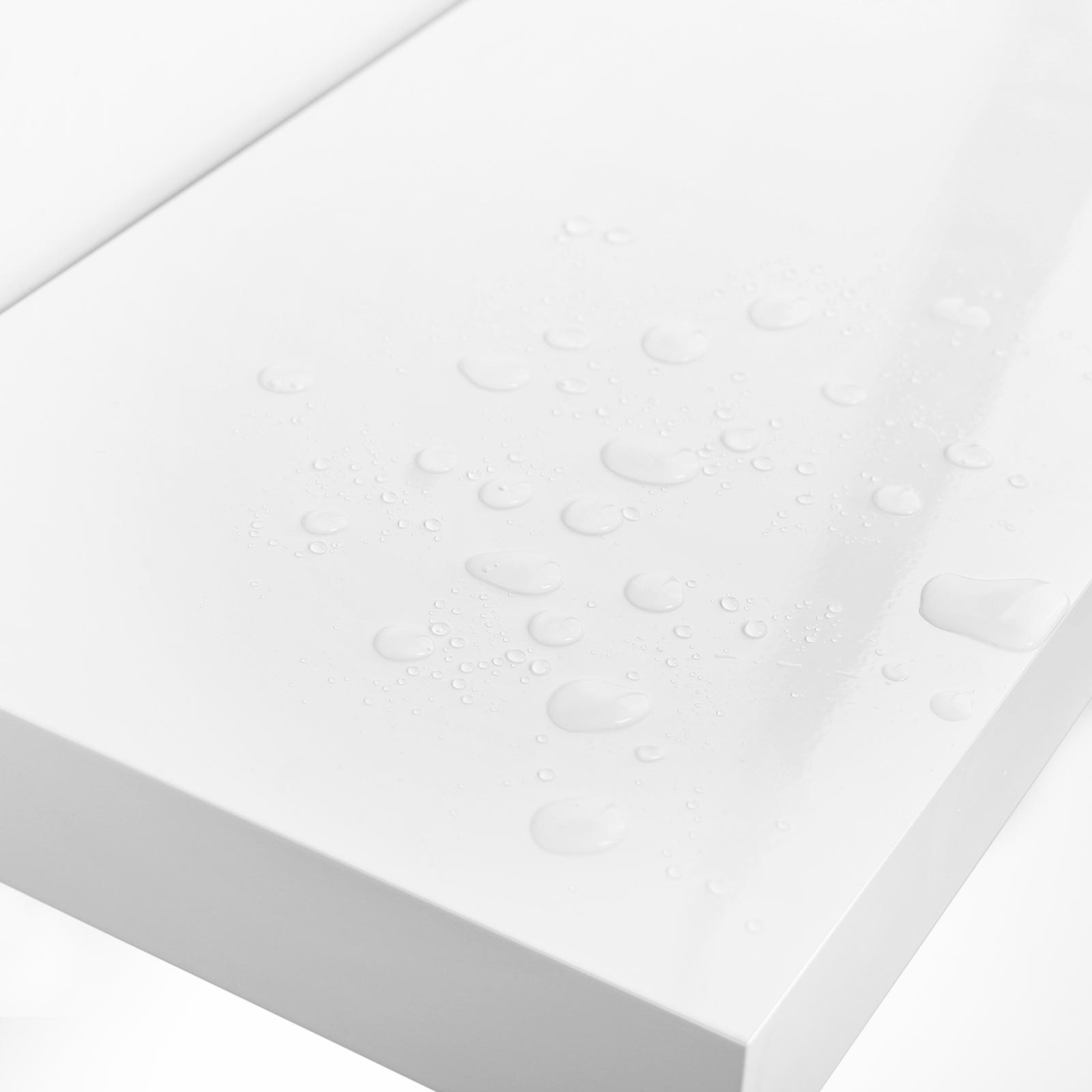 Zwevende Wandplank – Robuust en Stabiel – Wit